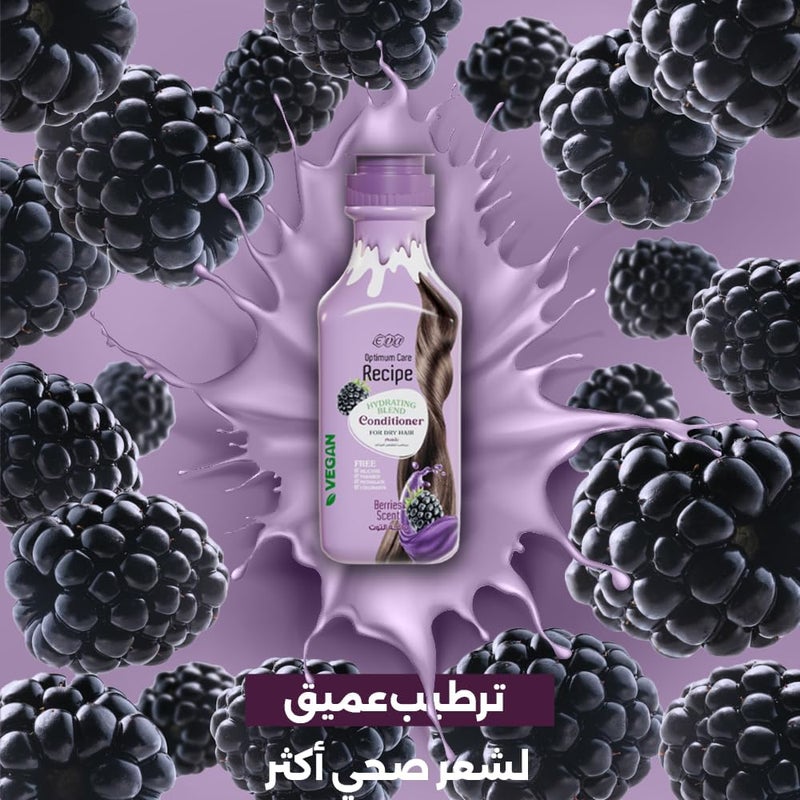 Eva Optimum Care Recipe Hydrating Blend Conditioner - Berries Scent, 350 ml - Image 5